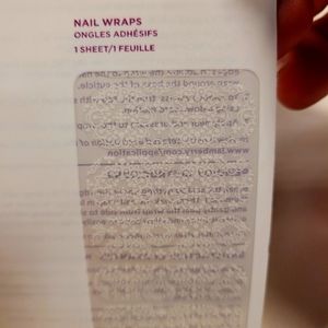 Jamberry Nail Wraps, NWT, Clear, Transparent, 1K03, Whisper, 0915, Manicure